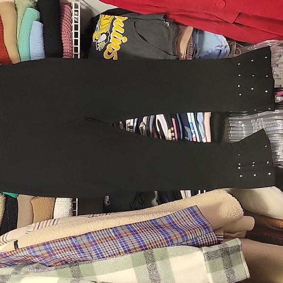 Embellished cropped pants - Picture 1 of 2